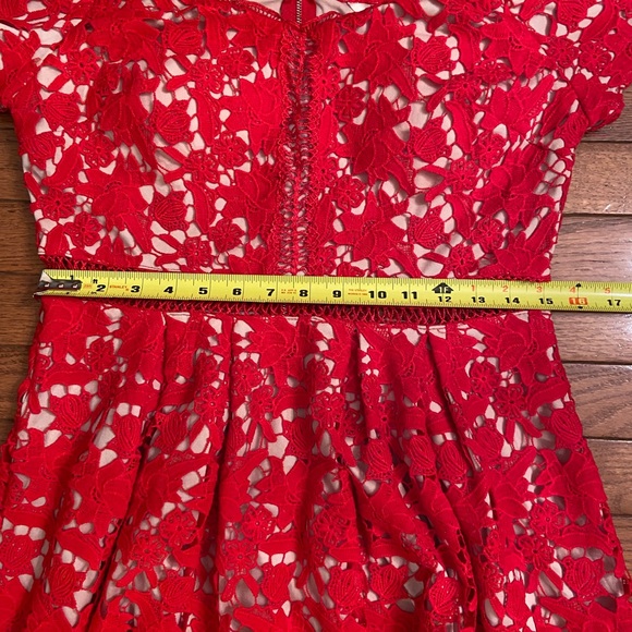 Francesca's Beverly Off the Shoulder Lace Dress - Picture 14 of 16